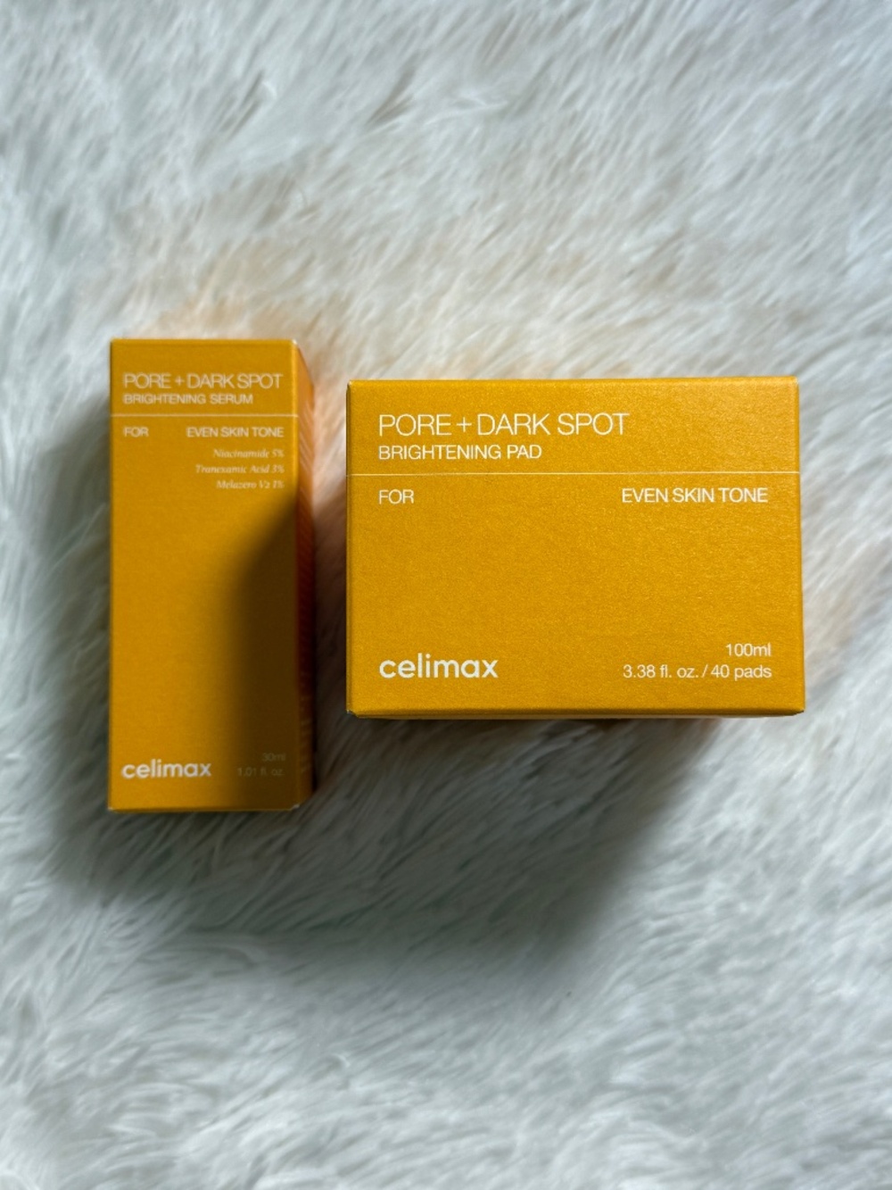 Celimax Pore + Dark Spot Brightening Pads & Serum